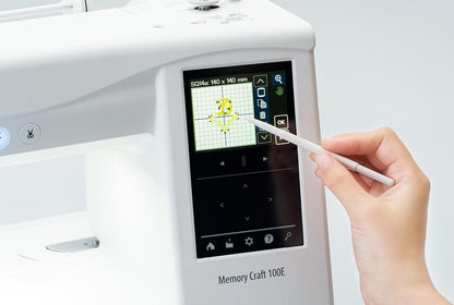 Janome Memory Craft 100e Embroidery Machine 5.5x5.5in, 274 Designs