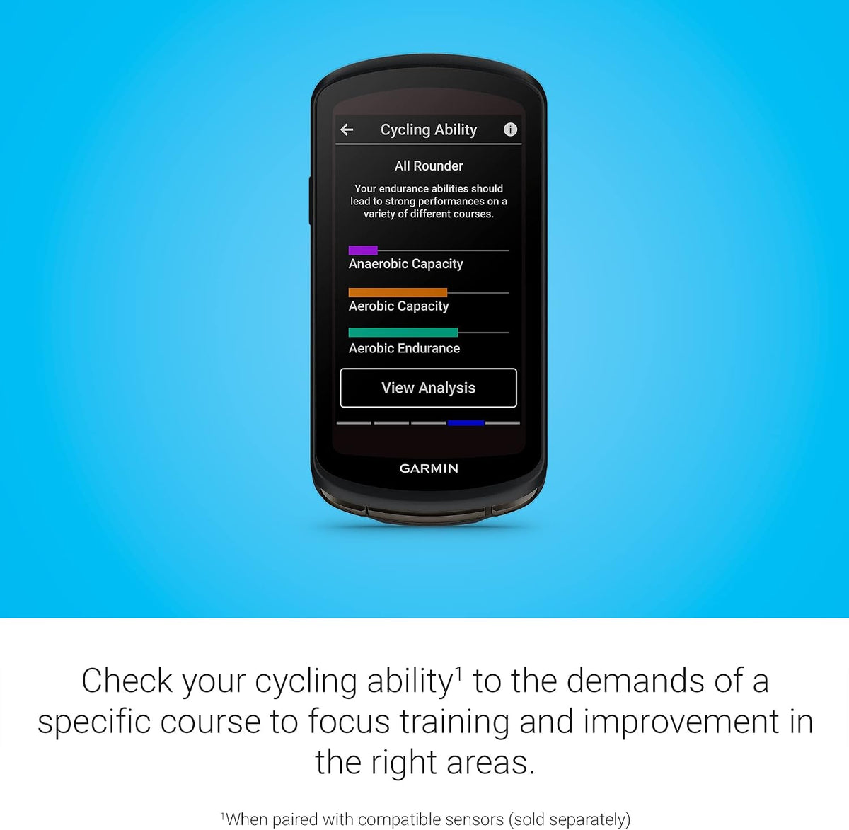 Garmin Edge® 1040 Solar, GPS Bike Computer with Solar Charging Capability