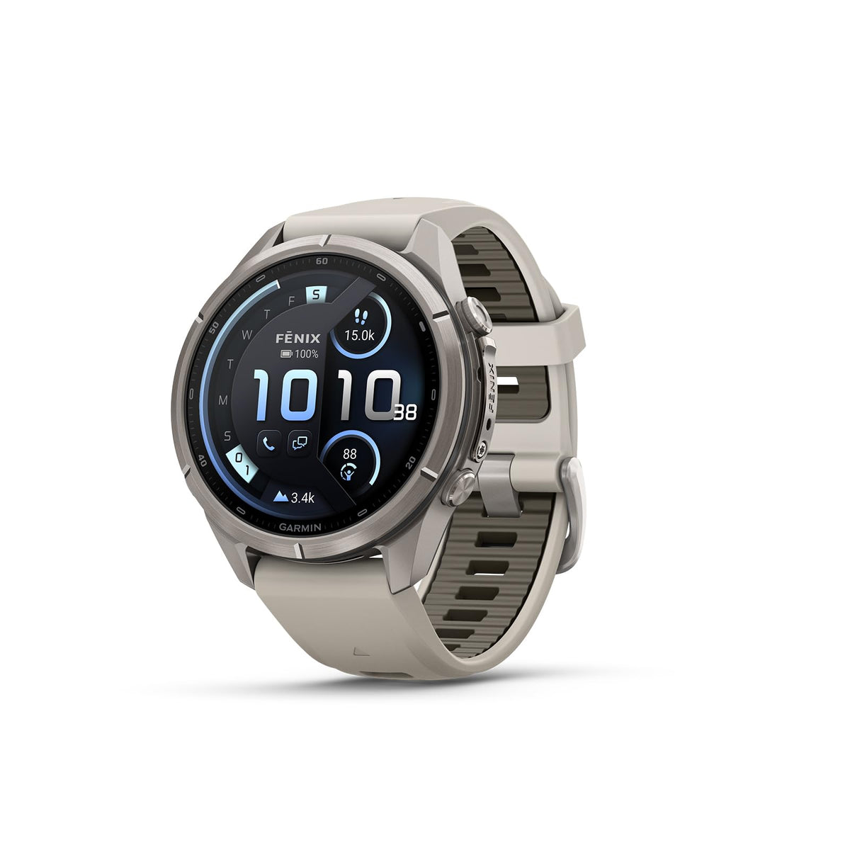 Garmin fēnix® 9 Pro Solar, Titanium, 47mm, Graphite/Black