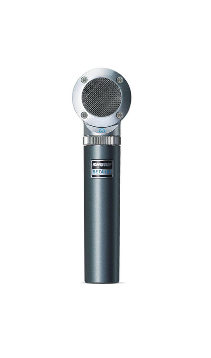 Shure BETA 181/O Ultra-Compact Small-Diaphragm Side-Address Versatile Condenser Microphone for Instruments with Interchangeable Polar Pattern Capsule Options, 3-pin XLR Connector - Omnidirectional