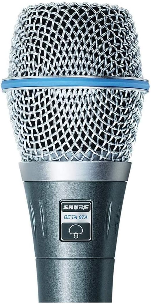 Shure BETA 87A Condenser Vocal Microphone with Pop Filter