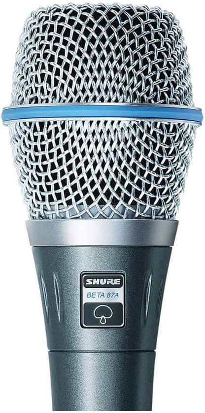 Shure BETA 87A Condenser Vocal Microphone with Pop Filter