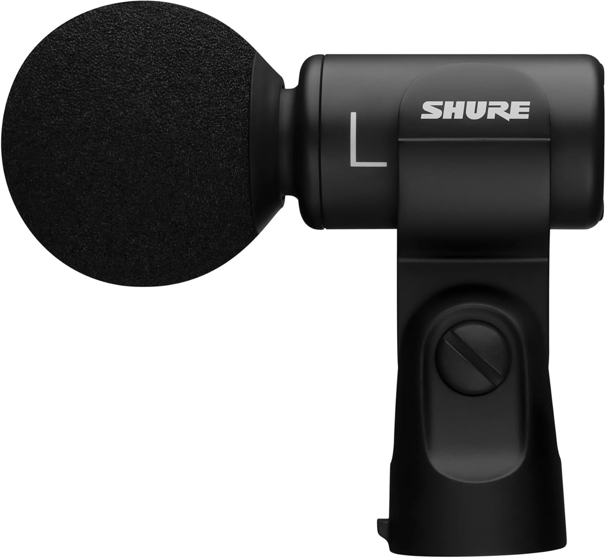 Shure MV88+ Stereo USB Microphone - Condenser Microphone for Streaming and Recording Vocals & Instruments, Mac & Windows Compatible, Real-Time Headphone Monitoring Output, Travel Friendly - Black