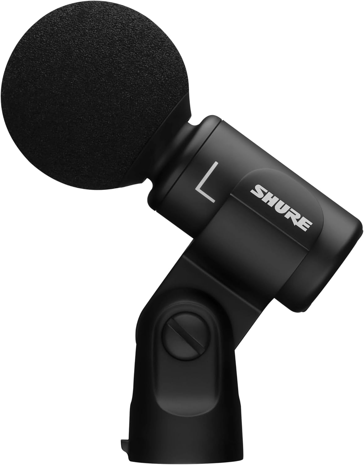 Shure MV88+ Stereo USB Microphone - Condenser Microphone for Streaming and Recording Vocals & Instruments, Mac & Windows Compatible, Real-Time Headphone Monitoring Output, Travel Friendly - Black