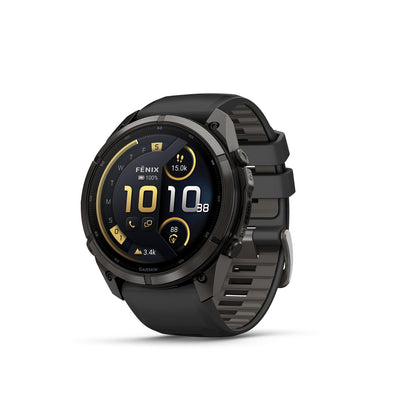 Garmin fēnix® 9 Pro Solar, Titanium, 47mm, Graphite/Black