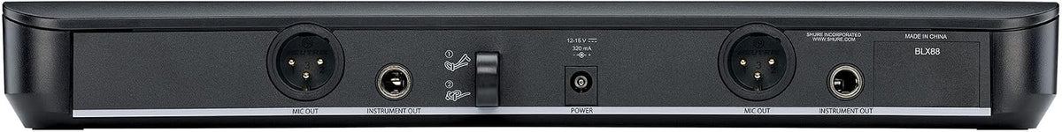Shure BLX288/PG58 Dual Wireless Vocal System - H10 Band