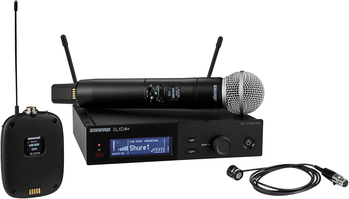 Shure SLXD124+/85M Digital Wireless Combo System - G57 Band