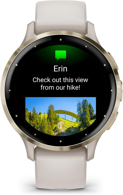 Garmin Venu® 3S, Premium Fitness Smartwatch, 41mm, Ivory