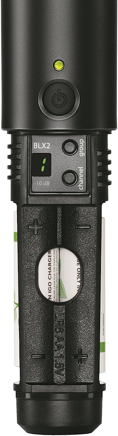 Shure BLX24/PG58 Wireless Vocal Microphone System - H10 Band