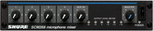 Shure SCM268 4-Channel Microphone Mixer (12V Phantom Power) with 6 Transformers, Auxiliary, Built-in Low-Cut Filter and IEC Cord Connector