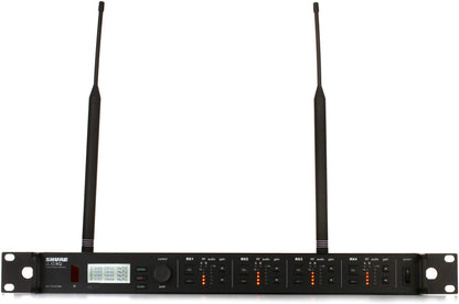 Shure ULXD4 Single Channel Receiver - for use with ULX-D Digital Wireless Microphone Systems, Transmitter Sold Separately | J50A Band (ULXD4=-J50A)