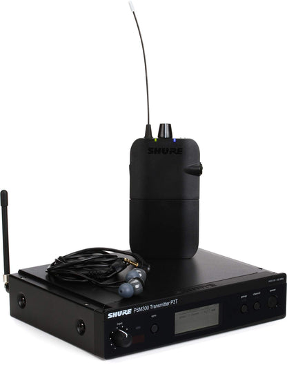 Shure PSM300 P3TR112GR Wireless in-Ear Personal Monitoring System with SE112 Earphones - G20 Band