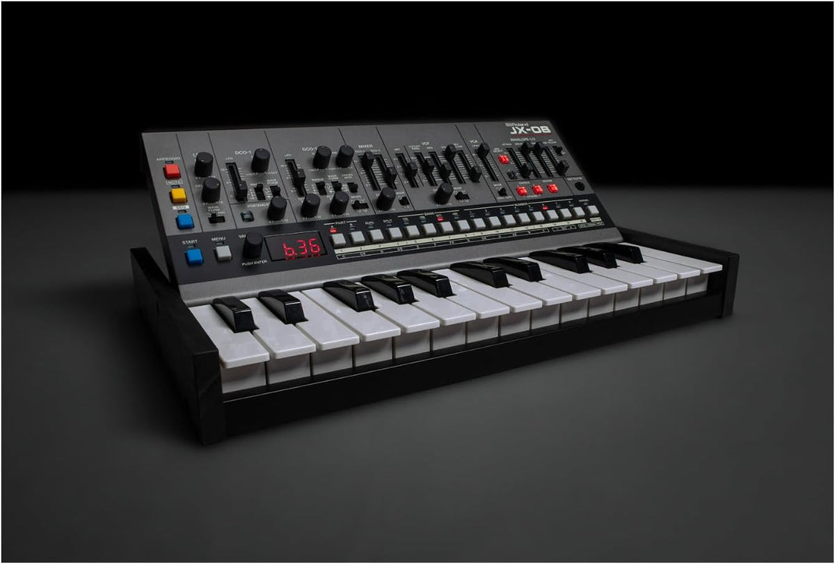 Roland JX-08 Tabletop Sound Module Boutique Synthesizer – Compact, Lightweight, Portable, Onboard Speakers and Battery Operation
