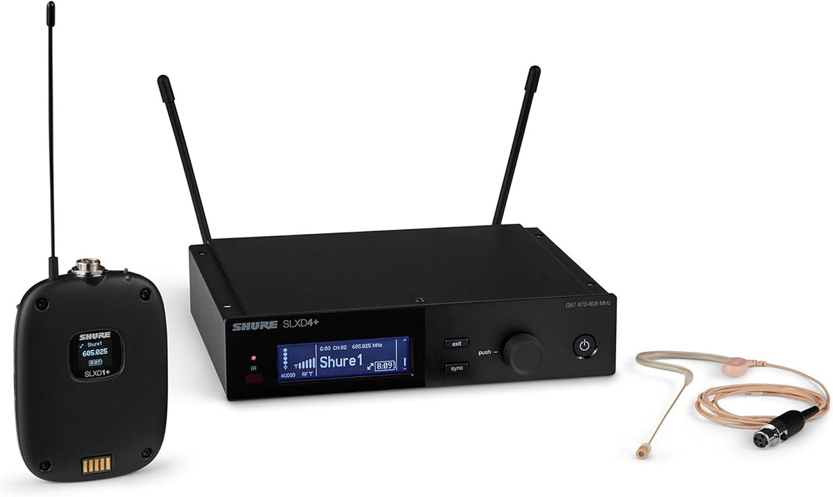 Shure SLXD14+/85M Digital Wireless Lavalier System - G57 Band