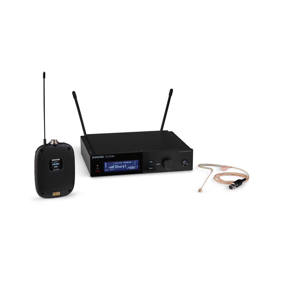 Shure SLXD14+/153T Digital Wireless Headset System - G57 Band