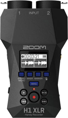 Zoom H1 XLR 2-Channel Recorder for Filmmakers, Musicians & Podcasters