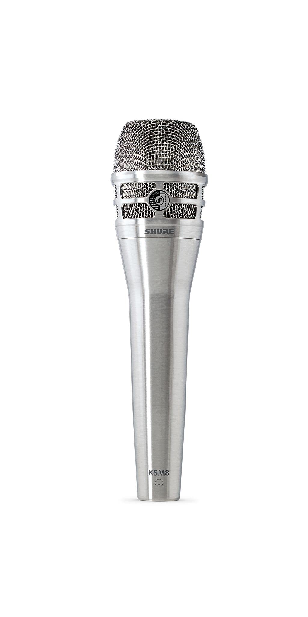 Shure KSM8 Dualdyne Dynamic Vocal Microphone – Dual-Diaphragm Cardioid Mic for Live Performance, Studio Recording & Broadcasting, Black