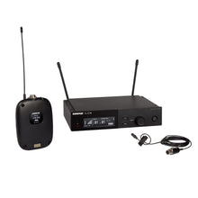 Shure SLXD14/DL4B Digital Wireless Microphone System - Includes SLXD1 Bodypack Transmitter with DuraPlex DL4 Lavalier Mic & SLXD4 Single Channel Rack Mount Receiver | H55 Band (SLXD14/DL4B-G58)