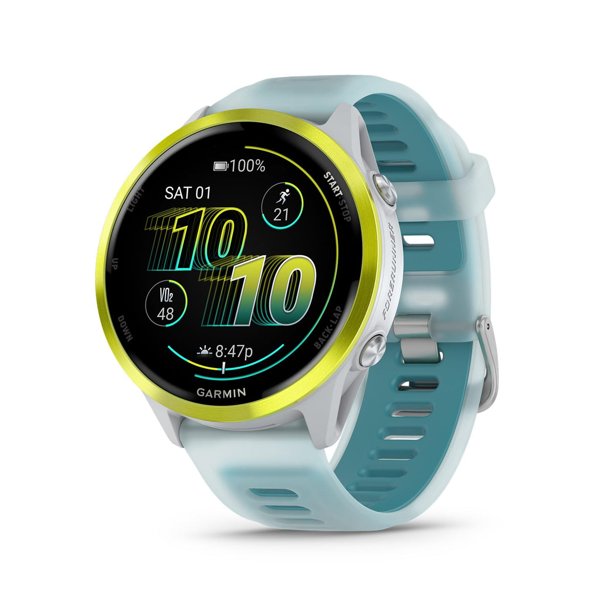 Garmin Forerunner® 570, 47mm, Aluminum, Imperial Purple/Indigo | Advanced GPS Running & Triathlon Smartwatch, AMOLED Display, Training & Recovery Features