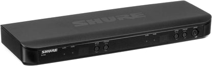 Shure BLX288/SM58 Dual-Channel Wireless Audio System H9 Band (512–542 MHz) – BLX88 Receiver, (2) BLX2 Transmitters with SM58 Dynamic Mic, Up to 14 Hr Battery, 300 ft Range