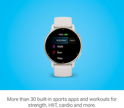 Garmin vívoactive® 5, Health & Fitness GPS Smartwatch, 42mm, Ivory