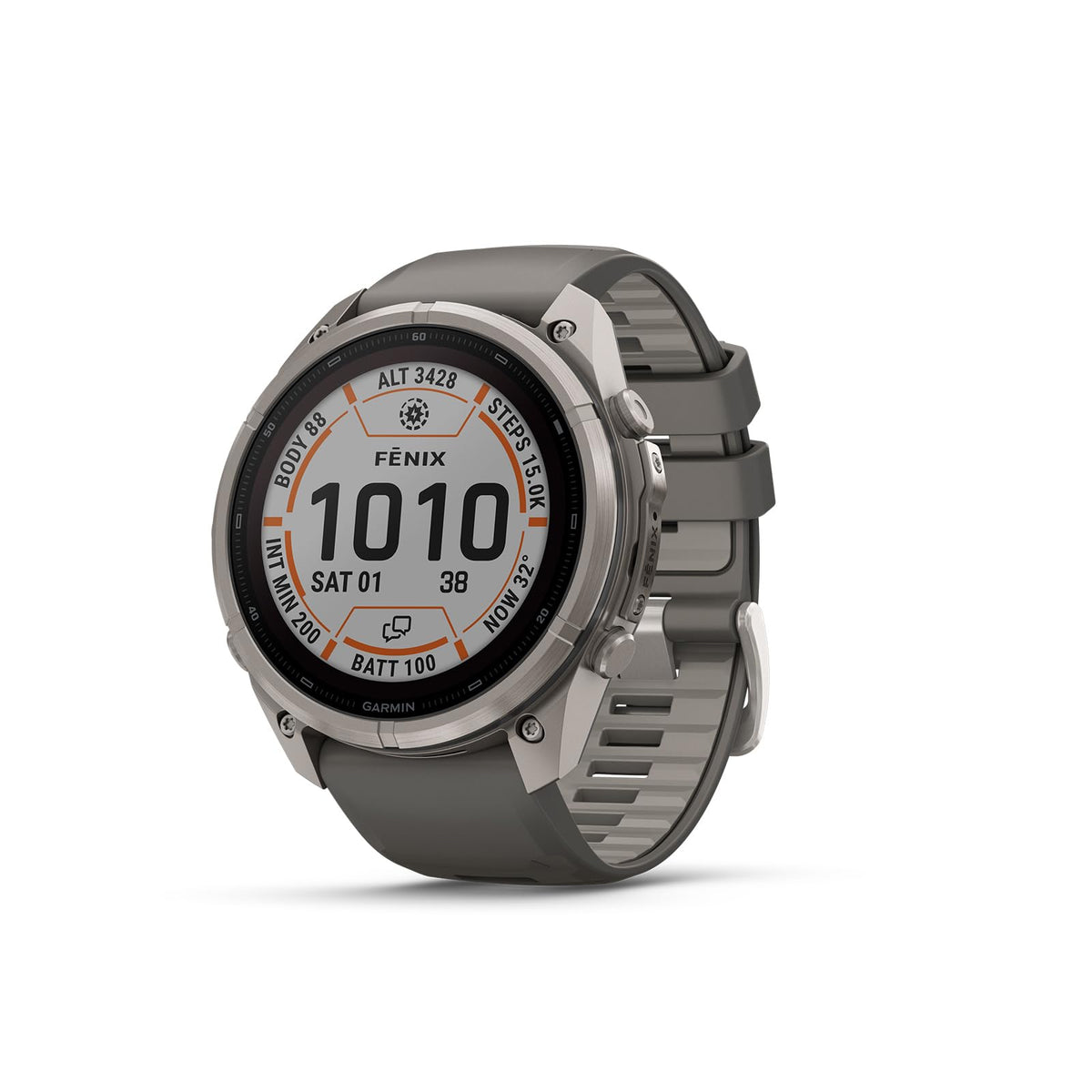 Garmin fēnix® 9 Pro, Titanium, 47mm, Graphite/Black