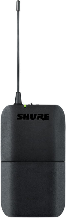 Shure BLX14 Wireless Instrument System H11 Band (572–596 MHz) – BLX4 Receiver, BLX1 Bodypack Transmitter & 1/4" Guitar Cable, Up to 14 Hr Battery, 300 ft Range