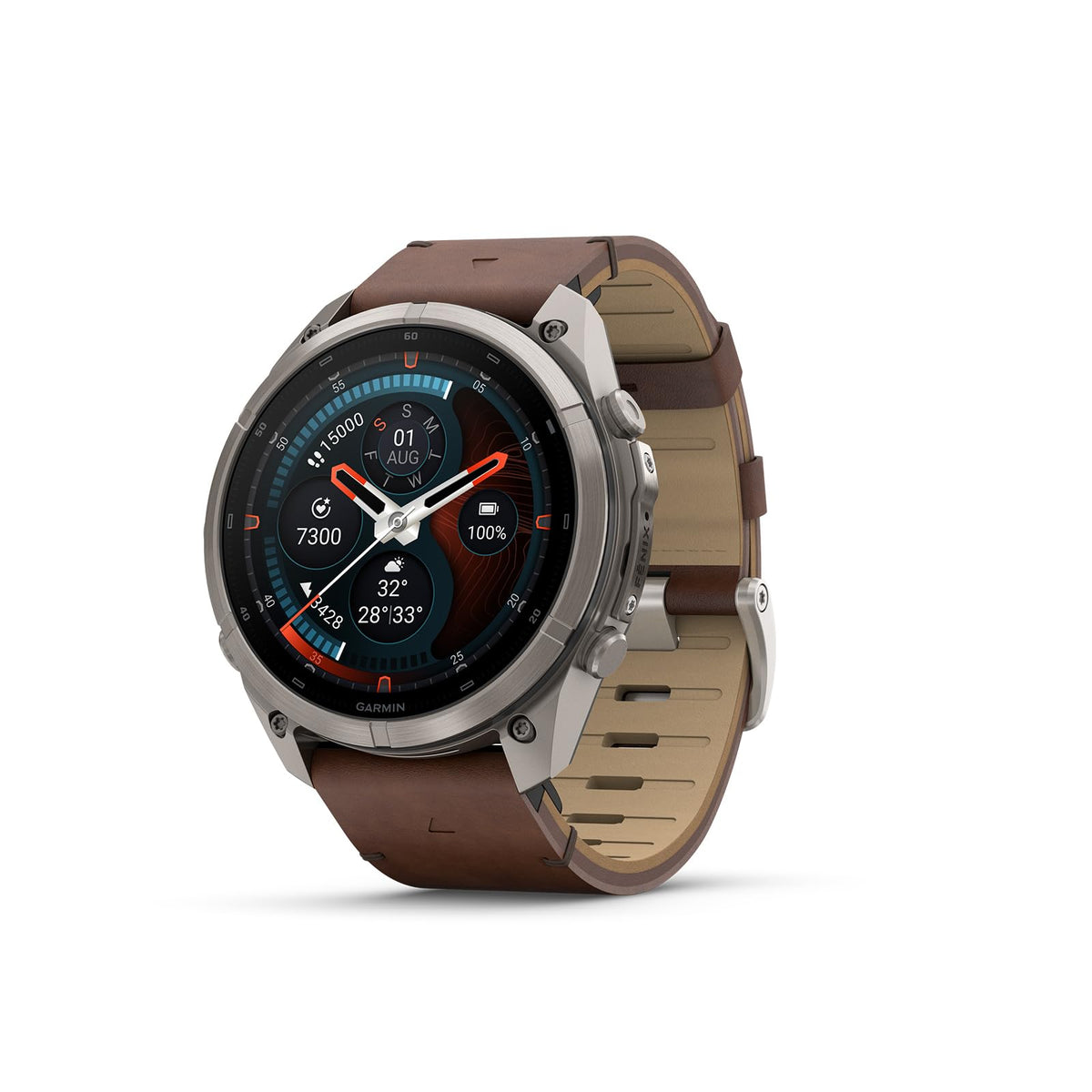 Garmin fēnix® 9 Pro Solar, Titanium, 47mm, Graphite/Black