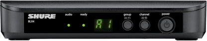 Shure BLX24/B58 Handheld Audio System H11 Band (572–596 MHz) – BLX4 Receiver, BLX2/B58 Handheld Transmitter with Beta 58A Supercardioid Capsule, Up to 14 Hr Battery, 300 ft Range