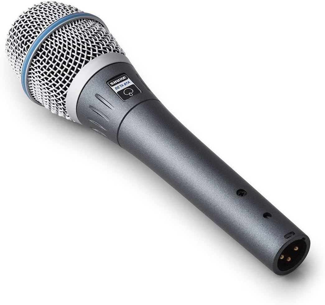 Shure BETA 87A Condenser Vocal Microphone with Pop Filter
