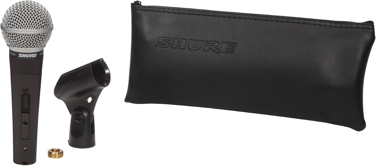 Shure SM58S Pro XLR Dynamic Vocal Microphone with On/Off Switch
