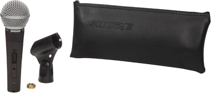 Shure SM58S Pro XLR Dynamic Vocal Microphone with On/Off Switch