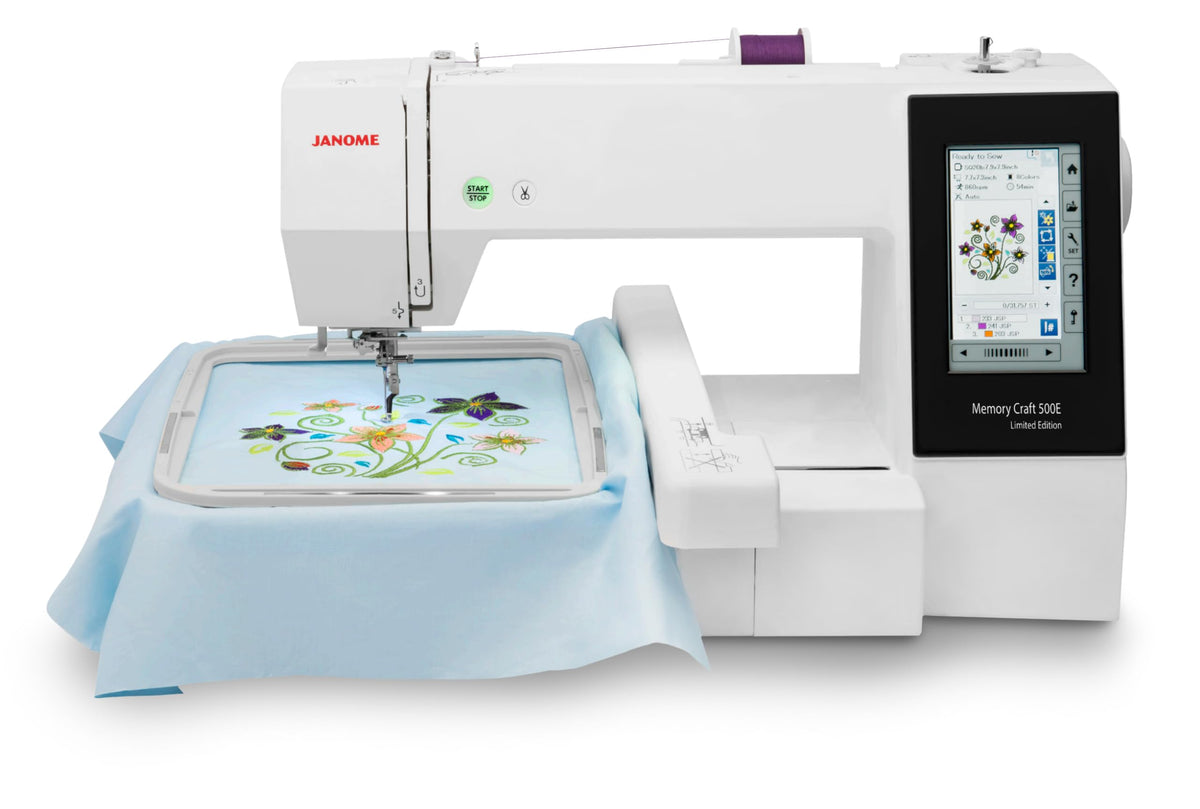 Janome Memory Craft 550E 14x7.9" Embroidery Machine