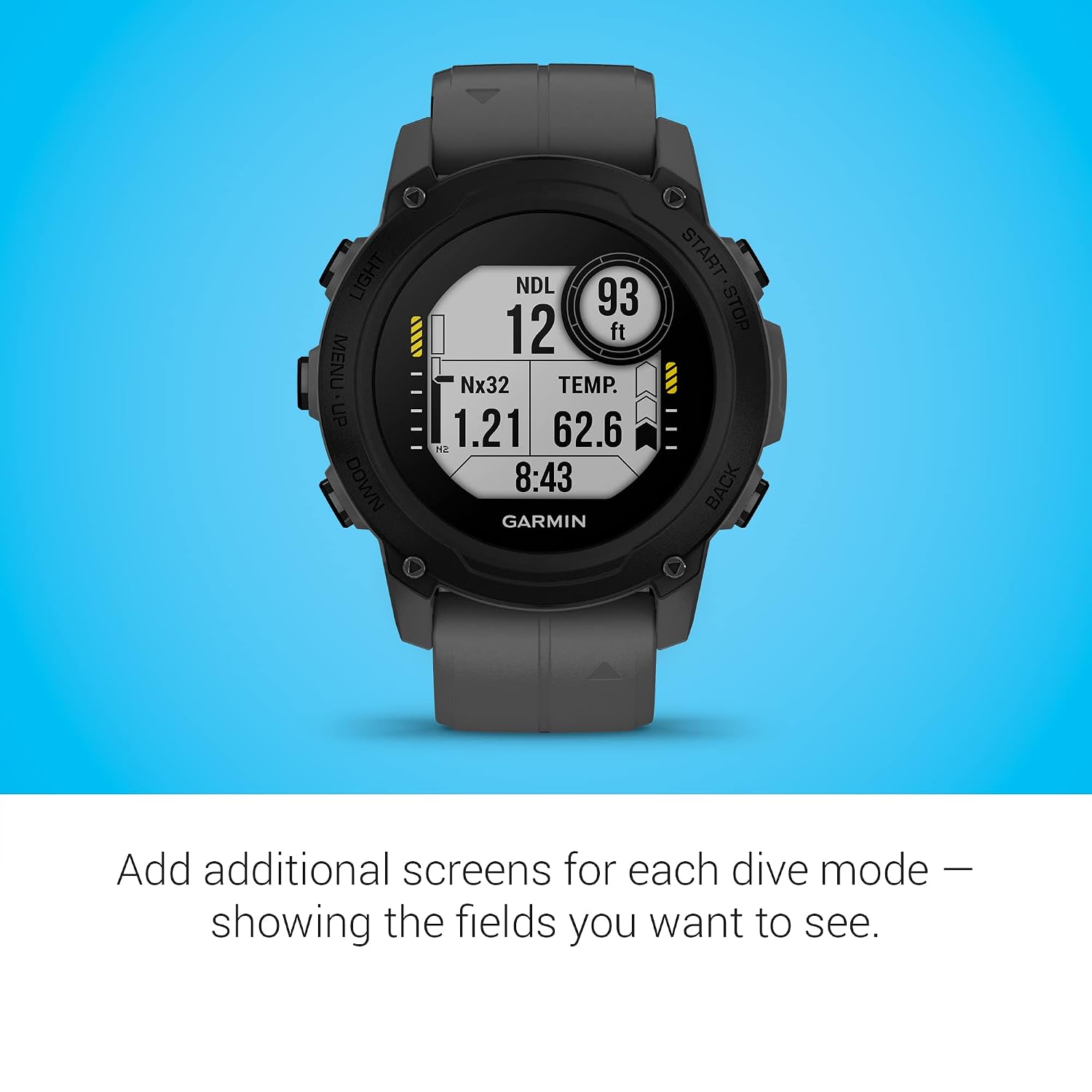 Descent™ G1, Rugged Dive Computer, Slate Gray | Incident detection