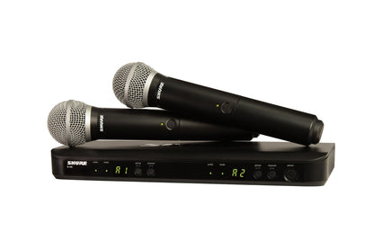 Shure BLX288/PG58 Dual Wireless Vocal System - H11 Band
