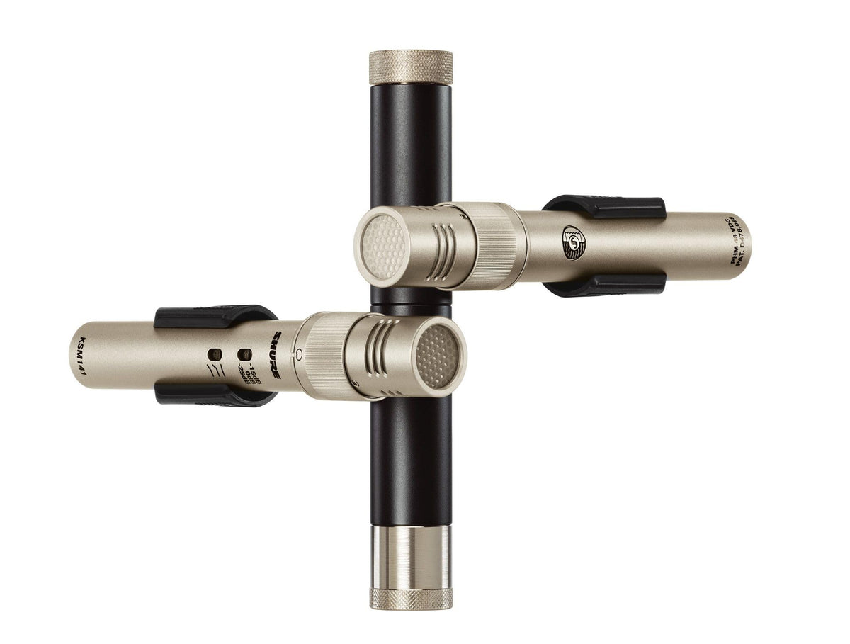 Shure KSM141/SL Dual-Pattern End-Address Condenser Studio Microphone, Champagne