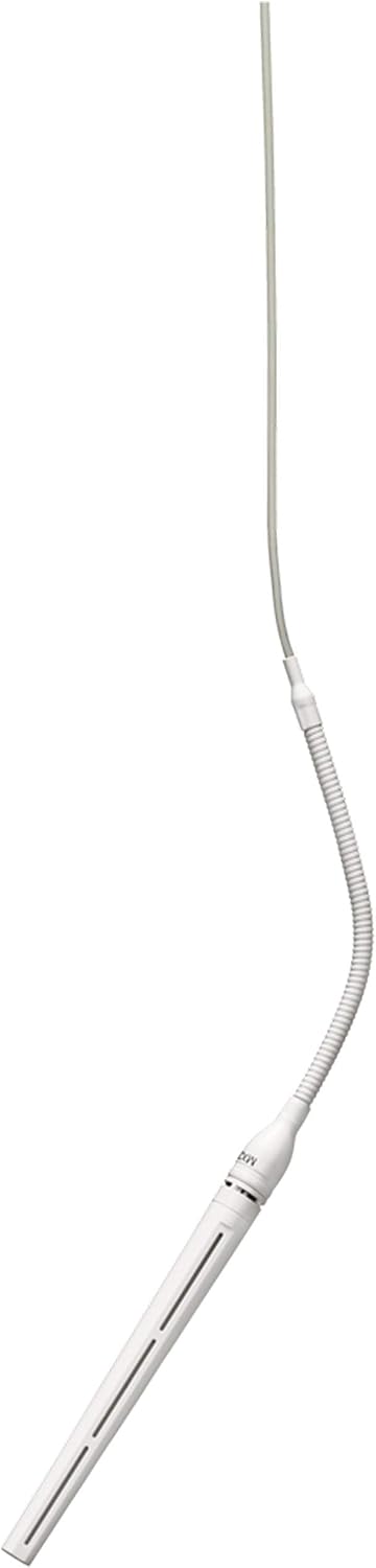 Shure MX202W-A/MS Microflex Overhead Microphone, Mini-Shotgun Cartridge, White
