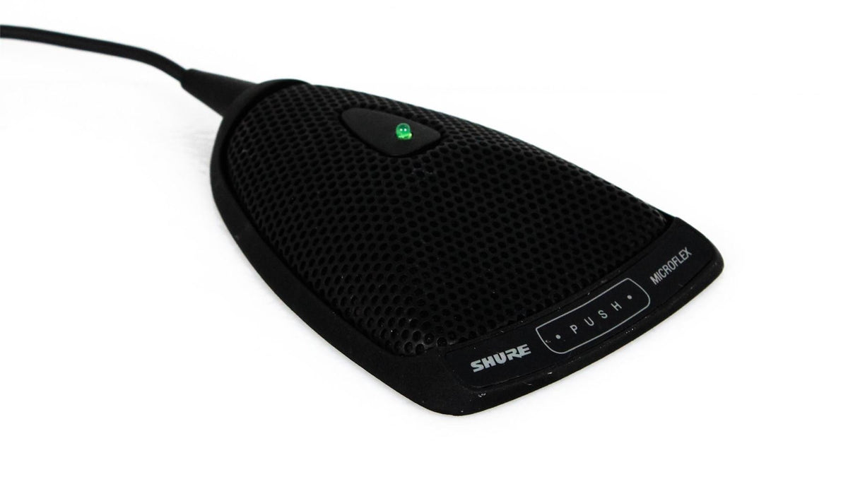 Shure MX392/O Condenser Microphone - Omni, Black