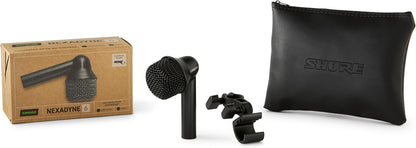 Shure Nexadyne 6 Tom/Snare Drum Microphone with Revonic Technology - Supercardioid Dynamic Mic for Pro Performance, Enhanced Isolation & Noise Reduction, Dual-Engine Transducers, Single (NXN6)