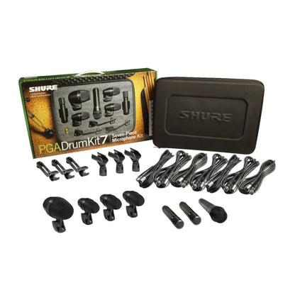 Shure PG ALTA 5-Piece Drum Microphone Kit for Performing and Recording Drummers - Includes Mics, Mounts and Cables with Options for Kick Drum, Snare and Tom (PGADRUMKIT5)