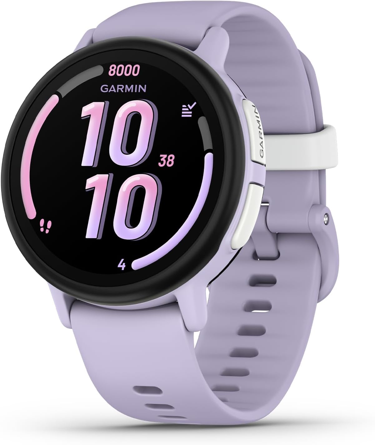 Garmin Bounce™ 2, Kids Smartwatch, Calling & Texting, 43mm, Light Purple | Two-Way Calling, Voice Messaging, Text Messaging, Real-Time Location Tracking, Active Subsciption Required for LTE Features