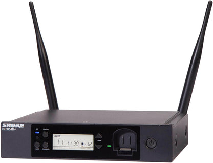 Shure GLXD24R+/B58 Dual Band Pro Digital Wireless Microphone System - 12-Hour Battery Life, 100 ft Range | BETA 58A Handheld Vocal Mic, Single Channel Rack Mount Receiver (GLXD24R+/B58-Z3)