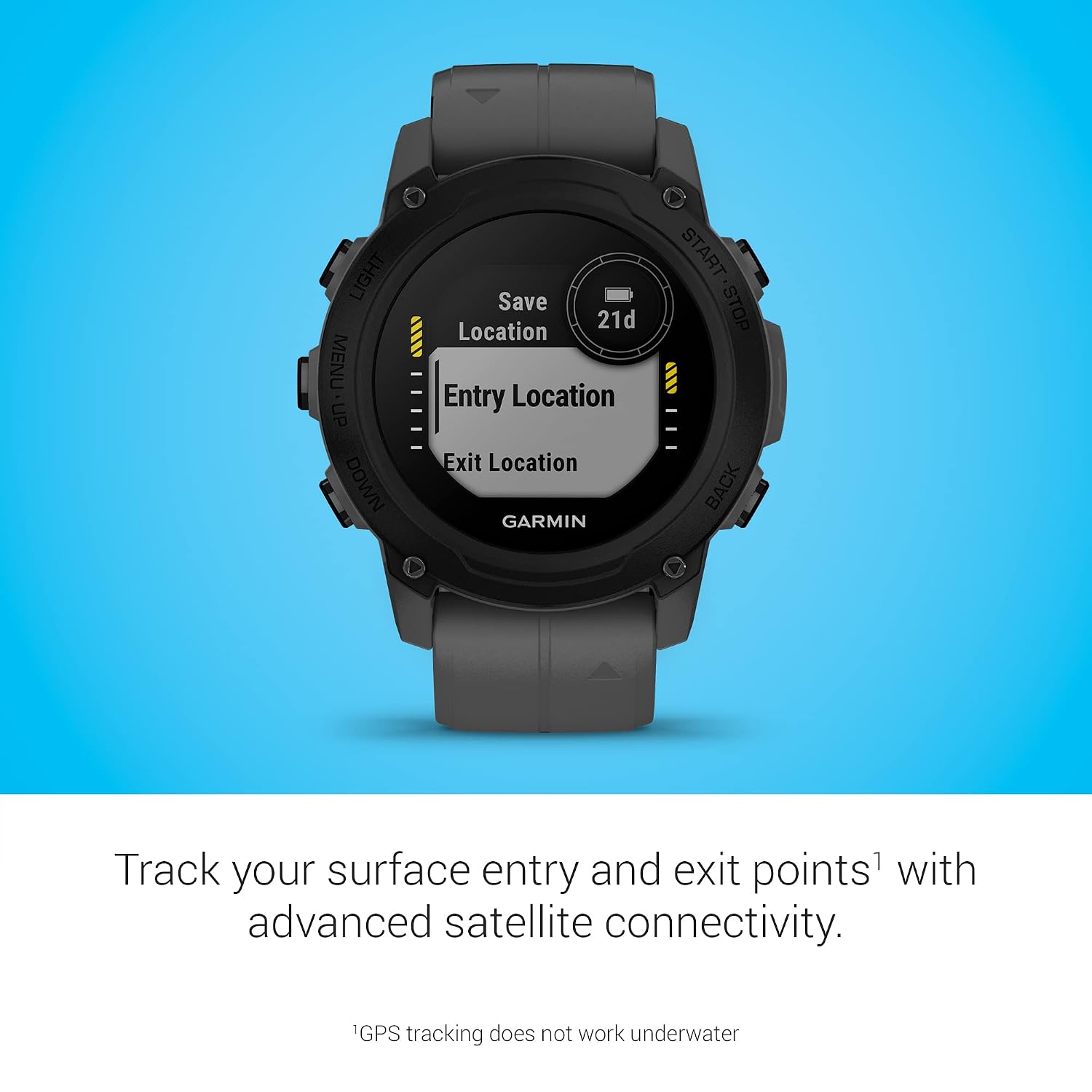 Descent™ G1, Rugged Dive Computer, Slate Gray | Incident detection