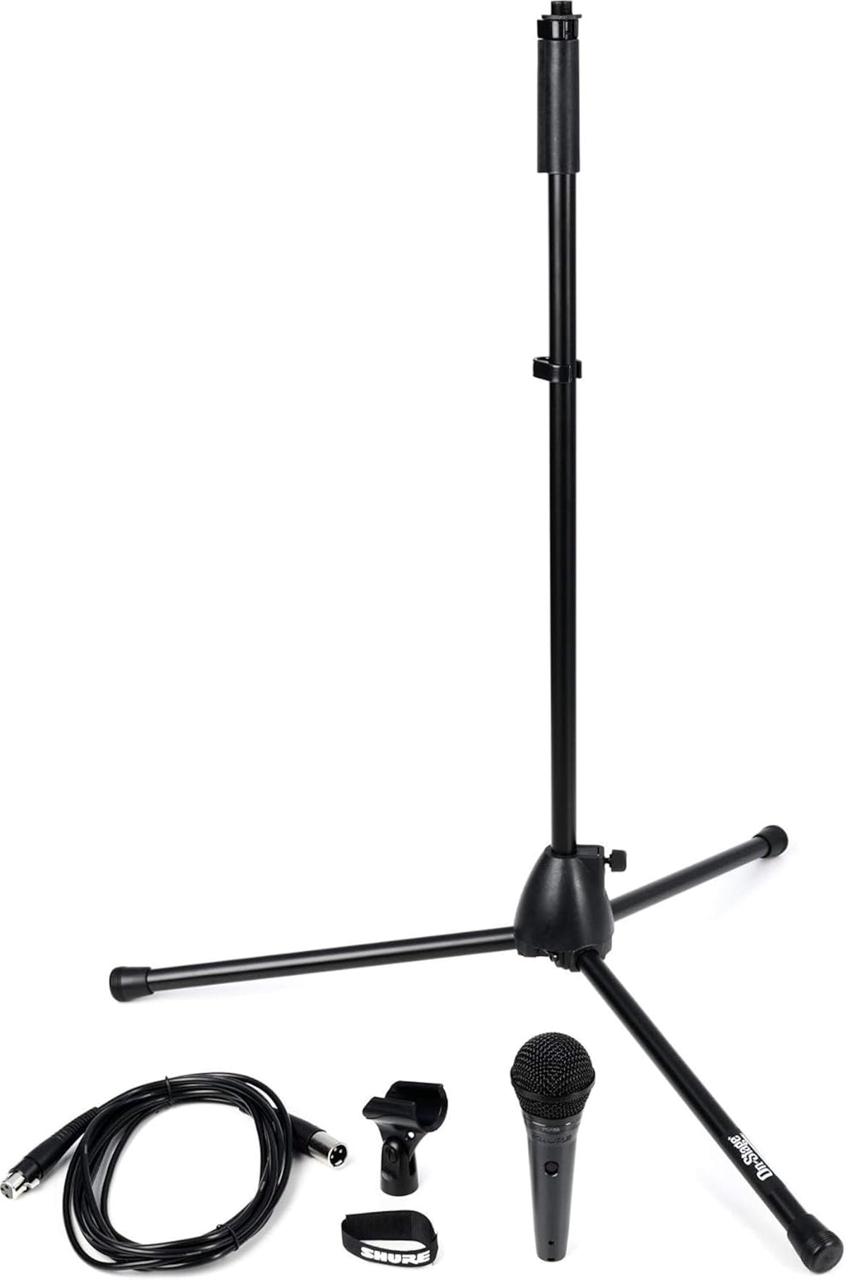 Shure PGA58 Dynamic Microphone - Handheld Mic for Vocals with Cardioid Pick-up Pattern, Discrete On/Off Switch, Stand Adapter and Zipper Pouch (PGA58-XLR)