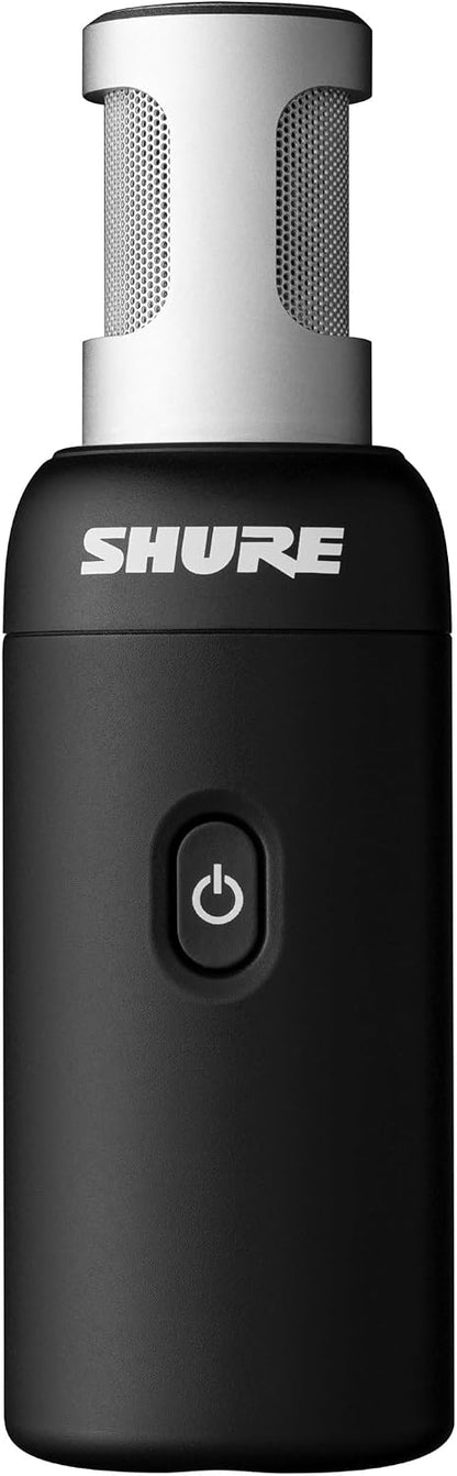 Shure MoveMic 88+ Wireless Stereo Microphone for iPhone & Android - Portable Video Recording Mic with 4 Polar Patterns, DSP Audio Controls & Direct-to-Phone Connectivity, Black