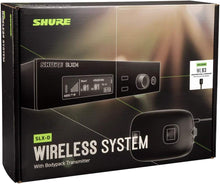 Shure SLXD14/93 Digital Wireless Microphone System - Includes SLXD1 Bodypack Transmitter with WL93 Miniature Lavalier Mic & SLXD4 Single Channel Rack Mount Receiver | J52 Band (SLXD14/93-J52)