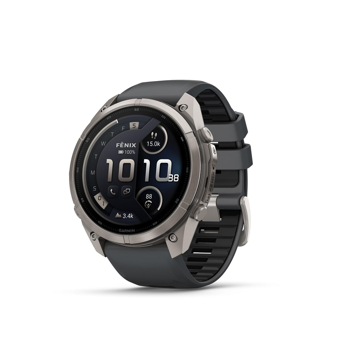 Garmin fēnix® 9 Pro, inReach®, Titanium, 51mm, Autumn Orange/Spark Orange