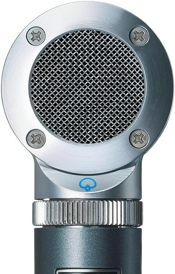 Shure BETA 181/C Ultra-Compact Small-Diaphragm Side-Address Versatile Condenser Microphone for Instruments with Interchangeable Polar Pattern Capsule Options, 3-pin XLR Connector - Cardioid