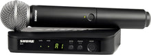 Shure BLX24/SM58 Handheld Wireless Audio System J11 Band (596–620 MHz) – BLX4 Receiver, BLX2 Transmitter with SM58 Dynamic Mic, Up to 14 Hr Battery, 300 ft Range