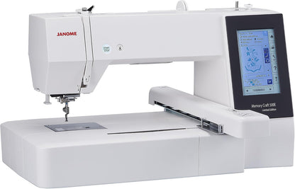 Janome Memory Craft 500E Limited Edition Embroidery Machine with FREE Bundle